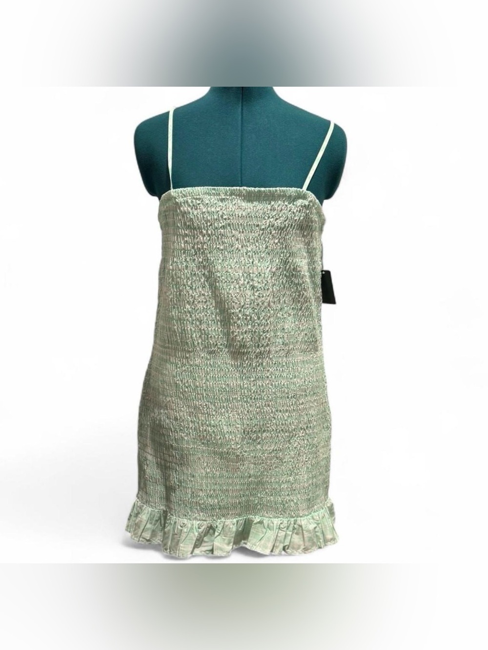 wild fable Mint Green Smocked Mini Dress